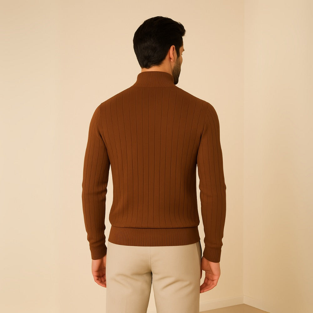 Sweater Verri Men’s High Collar with Zipper